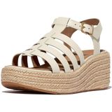 Fitflop - Espadrille Flatform - Sandalen - Zwart - Plateauzool - Hakhoogte 5 cm