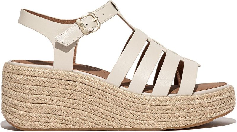 Fitflop - Espadrille Flatform - Sandalen - Zwart - Plateauzool - Hakhoogte 5 cm
