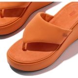 FitFlop - Platfforms Wedge Toe-Post Sandals - Satsuma - Synthetisch - Anatomisch Voetbed