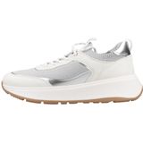 FitFlop - F-Mode Suede/Knit - Sneakers - Urban White/French Grey - Microwobbleboard Tussenzool