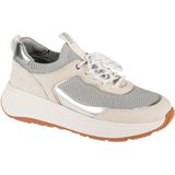 FitFlop - F-Mode Suede/Knit - Sneakers - Urban White/French Grey - Microwobbleboard Tussenzool