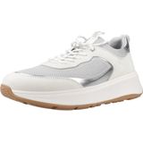 FitFlop - F-Mode Suede/Knit - Sneakers - Urban White/French Grey - Microwobbleboard Tussenzool