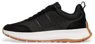 FitFlop - F-Mode Flow Suede Mix Flatform Sneakers - Zwart - Sneakers