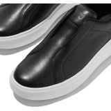 FitFlop - RTG Leather Laceless Sneakers - Zwart - Schoen