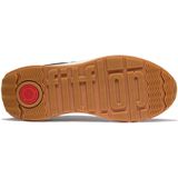 FitFlop - F-Mode Flow Sneaker Nylon Suede Mix - Chocoladebruin/Cremekleur - Sneakers