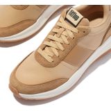 FitFlop - F-Mode Flow Sneaker Nylon Suede Mix - Camel Mix - Schoen