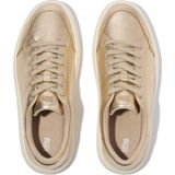 FitFlop - RTG Metallic-Leather Sneakers - Zilver - Schoen
