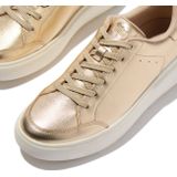 FitFlop - RTG Metallic-Leather Sneakers - Zilver - Schoen