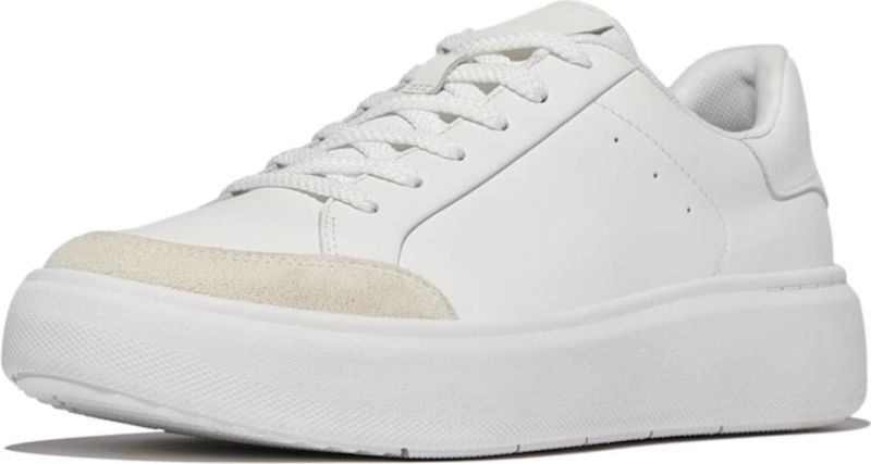 FitFlop - RTG Leather Suede Sneakers - Zwart - Schoen