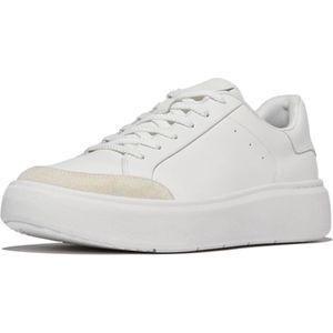 FitFlop - RTG Leather Suede Sneakers - Zwart - Schoen