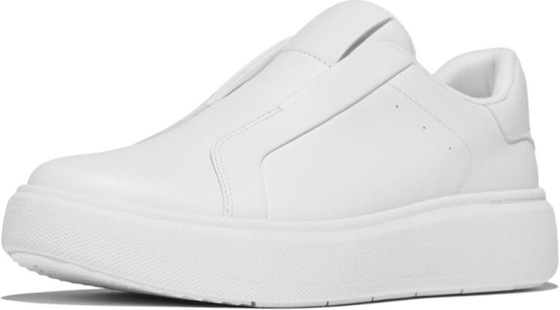 FitFlop - RTG Leather Laceless Sneakers - Urban White - Schoen