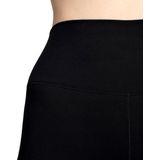 Nike One bikeshorts met hoge taille voor dames (13 cm) - Zwart