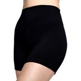 Nike One bikeshorts met hoge taille voor dames (13 cm) - Zwart
