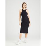 Nike - Rib Midi Jurk - Zwart - Dames