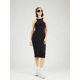 Nike - Rib Midi Jurk - Zwart - Dames