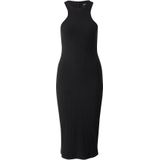 Nike - Rib Midi Jurk - Zwart - Dames
