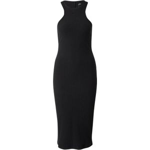 Nike - Rib Midi Jurk - Zwart - Dames
