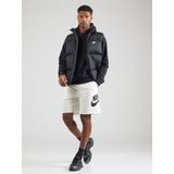 Nike - Club - Sweatshirt - Zwart - Katoen - Met Logo