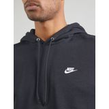 Nike - Club - Sweatshirt - Zwart - Katoen - Met Logo