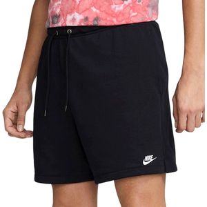 Nike Club Flow Sweatshort Heren - Zwart
