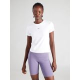 Nike Chill Knit T-shirt Dames - Wit-Zwart - Aansluitende Pasvorm