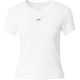 Nike Chill Knit T-shirt Dames - Wit-Zwart - Aansluitende Pasvorm