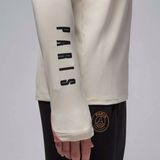 Nike Paris Saint-Germain x Jordan Trainingstrui 1/4-Zip - Gebroken Wit Roze Zwart