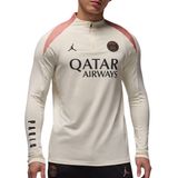 Nike Paris Saint-Germain x Jordan Trainingstrui 1/4-Zip - Gebroken Wit Roze Zwart