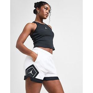Jordan Sport Diamond damesshorts (10 cm) - Wit