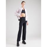 Nike - One - Sportbroek - Zwart - Omvouwbare Tailleband, Zweetafvoerende Stof, Bootcut Design