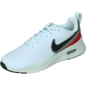 Nike Air Max Nuaxis Sneakers Lichtblauw Grijs Rood Zwart