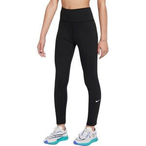Nike - One Dri-FIT Legging - Blauw - Hoge Taille - Meisjes