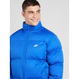 Nike Club Puffer Heren Jassen - Blauw - Maat: S - Katoen Jersey - Foot Locker