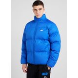 Nike Club Puffer Heren Jassen - Blauw - Maat: S - Katoen Jersey - Foot Locker