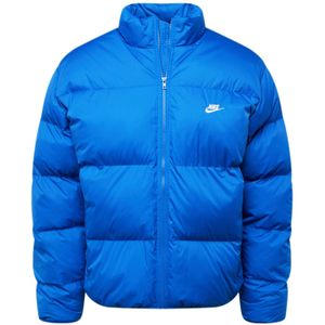 Nike Club Puffer Heren Jassen - Blauw - Maat: S - Katoen Jersey - Foot Locker