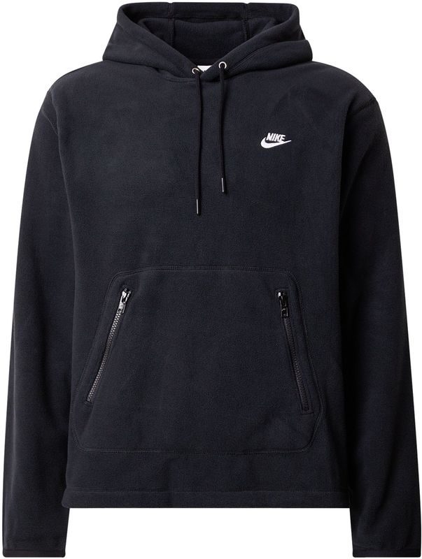 Nike - Club - Hoodie - Zwart - Microfleece