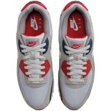 Nike Air Max 90 Heren Sneakers Grijs Rood