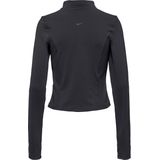 Nike - Zenvy Dri-FIT - Damestop - Zwart - Met Ritssluiting en Lange Mouwen