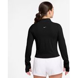 Nike - Zenvy Dri-FIT - Damestop - Zwart - Met Ritssluiting en Lange Mouwen