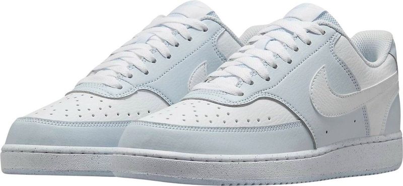 Nike - Court Vision Low Next Nature - Damestrainers - Zwart - Gemaakt met minimaal 20% gerecycled materiaal