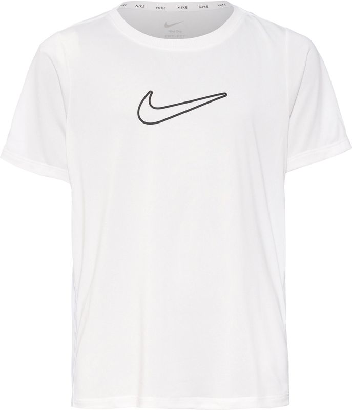 Nike - One Fitted - Sportshirt - Zwart - Dri-FIT