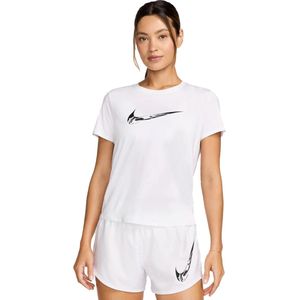 Nike one swoosh womens dri-fi in de kleur wit