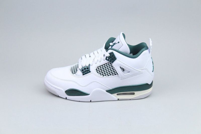Nike - Air Jordan 4 - Sportschoenen - Groen - Leer