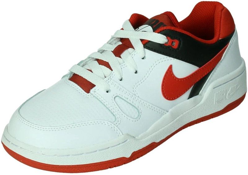 Nike - Sneakers - Zwart - Leer/PU - Vetersluiting - Normale Wijdte