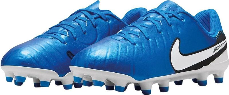 NIKE - Tiempo Legend 10 Academy - Voetbalschoen - Blauw - Leer