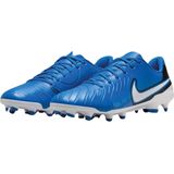 Nike - Legend 10 Club FG/MG - Voetbalschoenen - Blauw - Wit - Zwart - Synthetisch materiaal