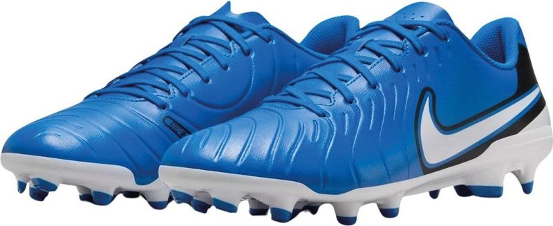 Nike - Legend 10 Club FG/MG - Voetbalschoenen - Blauw - Wit - Zwart - Synthetisch materiaal