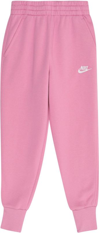 Nike - Club Fleece - Aansluitende Meisjesbroek - Groen - Hoge Taille