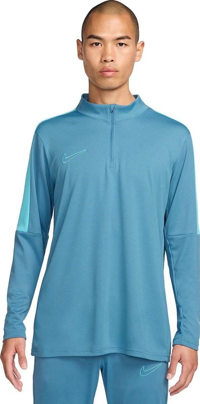 NIKE - academy men' dri-fit -zip - T-shirt voetbal train lm heren - Blauw