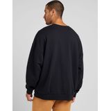 Nike Club Fleece oversized herentop van sweatstof met ronde hals - Zwart